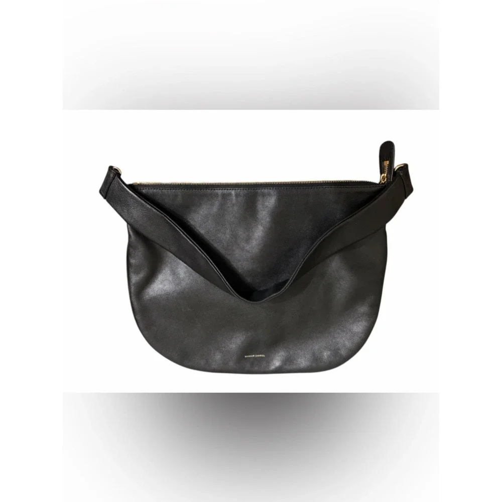 Mansur Gavriel Black Leather Shoulder Bag